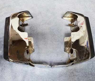 NOS Front  1974 - 1975 Monte Carlo Bumper Guards GM # 994585 - Image 1 of 4