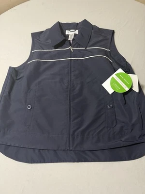 Chaleco repelente al agua Liz Golf By Liz Claiborne para mujer talla XL NUEVO CON ETIQUETAS Foto 1 de 4