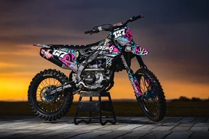 FITS YAMAHA YZ450F 2023 to 2025 and YZ250F 2024 2025 graphic kit yzf 450f 250f - Picture 1 of 8