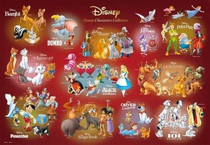 1000 Piece Jigsaw Puzzle Disney Characters Collection (51x73.5cm) - Picture 1 of 8