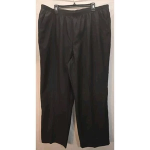 ALFRED DUNNER Women's Black Pull-on Dress Pants Plus SZ 22W Elastic Waist - Picture 1 of 9