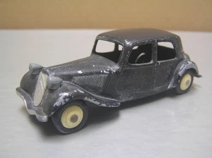 Dinky Toys 24N Citroen Traction Avant 11 BL Negro Crema Bujes Hecho en Francia Raro - Imagen 1 de 8