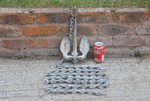 boat anchor yacht vintage nautical display 34.5 cm / 2.1 kg - FREE POSTAGE - Picture 1 of 7