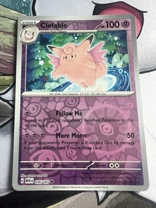 Pokemon TCG: Scarlet & Violet 151 - Reverse Holo - 036/165 - Clefable - Picture 1 of 2