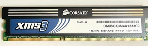Corsair XMS3 8GB DDR3-1333 (PC3-10600) CMX8GX3M4A1333C9 - Picture 1 of 5