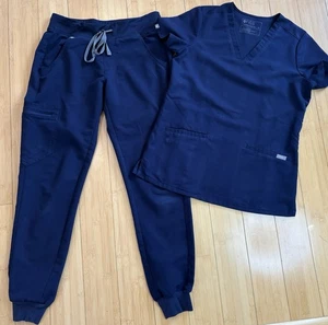 Figs Scrub Set Damen Gr. XS Navy Tech Collection Catarina Top, Zamora Jogginghose - Bild 1 von 7