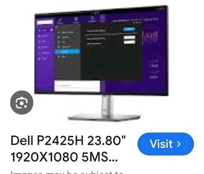 Dell P2425H 24'' 1920 x 1200 IPS LCD Monitor - Image 1 of 4