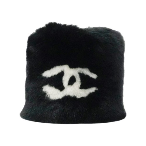 Bracciale CHANEL usatoge vintageia pe diniglio coni neroco bianc lapin