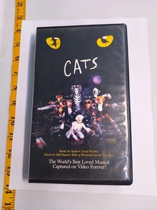 Vintage CATS the musical VHS tape with case as seen - Picture 1 of 3