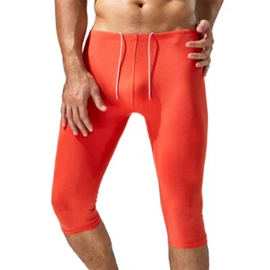 Pantalones cortos ajustados de fitness de color liso para hombre culturismo entrenamiento correr pantalones deportivos 2XL - Imagen 1 de 38