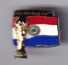 RARE PINS PIN'S .. FOOTBALL SOCCER WORLD CUP 2002 FIFA TEAM PARAGUAY 3D~EW
