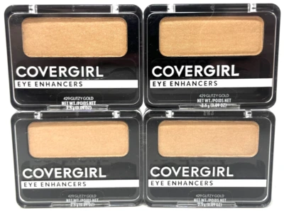 (4) Covergirl Eye Enhancers Eyeshadow 0.09 oz Each Sealed 429 - Glitzy Gold - Image 1 of 3
