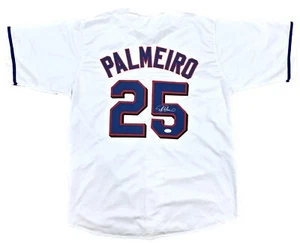 CAMISETA Autografiada FIRMADA Personalizada RAFAEL PALMEIRO AUTÉNTICA Certificado JSA RANGERS - Imagen 1 de 6