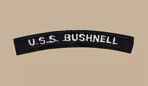 US Navy AS-15 USS Bushnell U-Boot Ausschreibungsschiff UIM Wippe Tab (01-12) - Bild 1 von 1