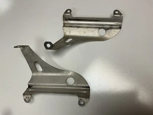 1997 97 KAWASAKI KX250 KX 250 WORKS CONNECTION ALUMINUM RADIATOR GUARDS SHIELDS - Picture 1 of 12