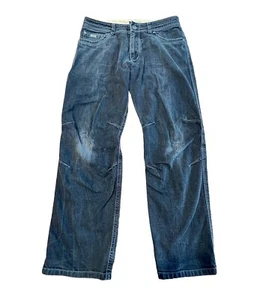 Kuhl Jeans Mens Pants Size 34x32 Black Denim Vintage Patina Dye Distressed - Picture 1 of 17
