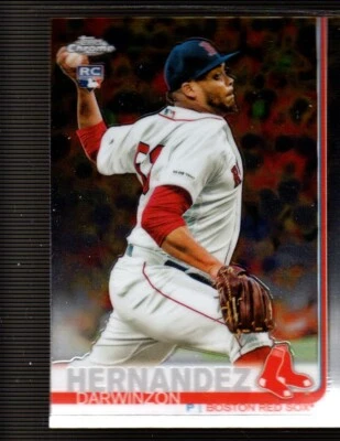 2019 Topps Chrome Update #30 Darwinzon Hernandez RC ROOKIE BOSTON RED SOX - Image 1 of 2