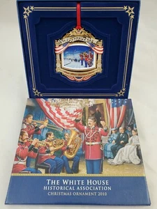 2010 The White House Historical Association Christmas Ornament Army Navy 1900 - Picture 1 of 4