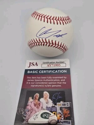 CHRISTIAN MOORE LOS ANGELES ANGELS TOP PROSPECT SIGNED ROMLB BASEBALL JSA   - Image 1 of 2