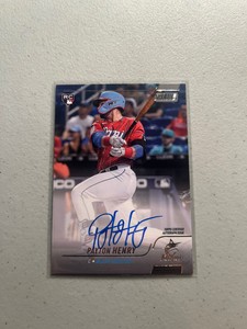 PAYTON HENRY 2022 Topps Stadium Club [RC AUTO #SCBA-PH]---MIAMI Marlins