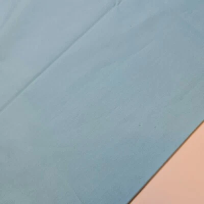 100% Cotton Plain Sky Woven Poplin Fabric Dress Material Crafts Quilting 58" AJ - Image 1 of 4