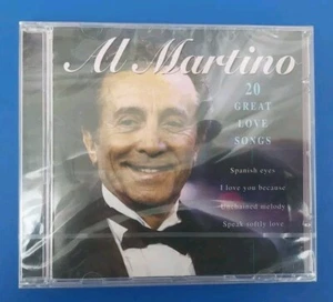 BNIP Al Martino 20 Great Love Songs CD Music Album Disc NEW Spanish Eyes - Foto 1 di 5