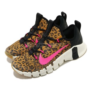 nike free leopard black