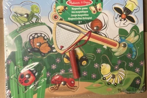 Melissa & Doug Puzzle Bug Catching Game Magnetic 10 Pieces And “Net” SEALED - Picture 1 of 4