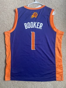 Devin Booker #1 Phoenix Suns Purple NBA Jersey Adult XL NWT - Picture 1 of 10