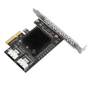 ASMedia SFF-8087 Mini-SAS SATA 3.0 Expansion Card 8Ports HDD SSD Cable - Afbeelding 1 van 23