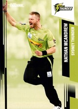 ✺New✺ 2022 2023 SYDNEY THUNDER BBL Cricket Card NATHAN MCANDREW Traders