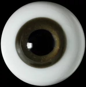 Buoni occhi BJD vetro scuro/marrone profondo 20 mm per super bambola BJD rinata/neonata - Foto 1 di 4