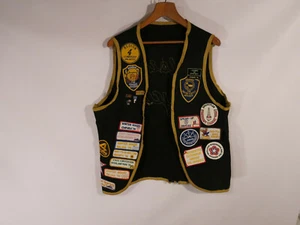 VTG 1970s Kansas Jaycees Patch Vest Region 4 Olathe Handmade Overland Park - Picture 1 of 10