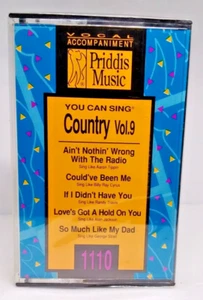 COUNTRY Vol. 9 #1110 Priddis Music You Can Sing KARAOKE NEW SEALED - Imagen 1 de 4