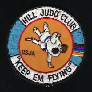 Hill Judo Club "Keep Em Flying" USJA Embroidered 4" Patch lot #JP1 - Picture 1 of 2