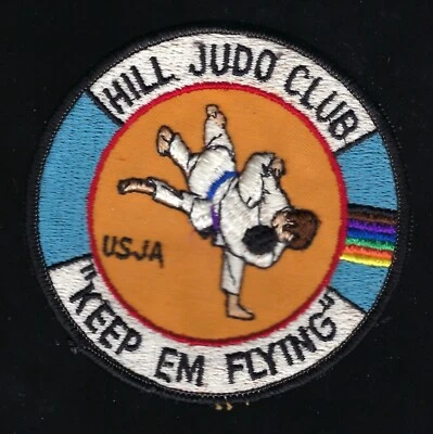Hill Judo Club "Keep Em Flying" USJA Embroidered 4" Patch lot #JP1 - Image 1 of 2