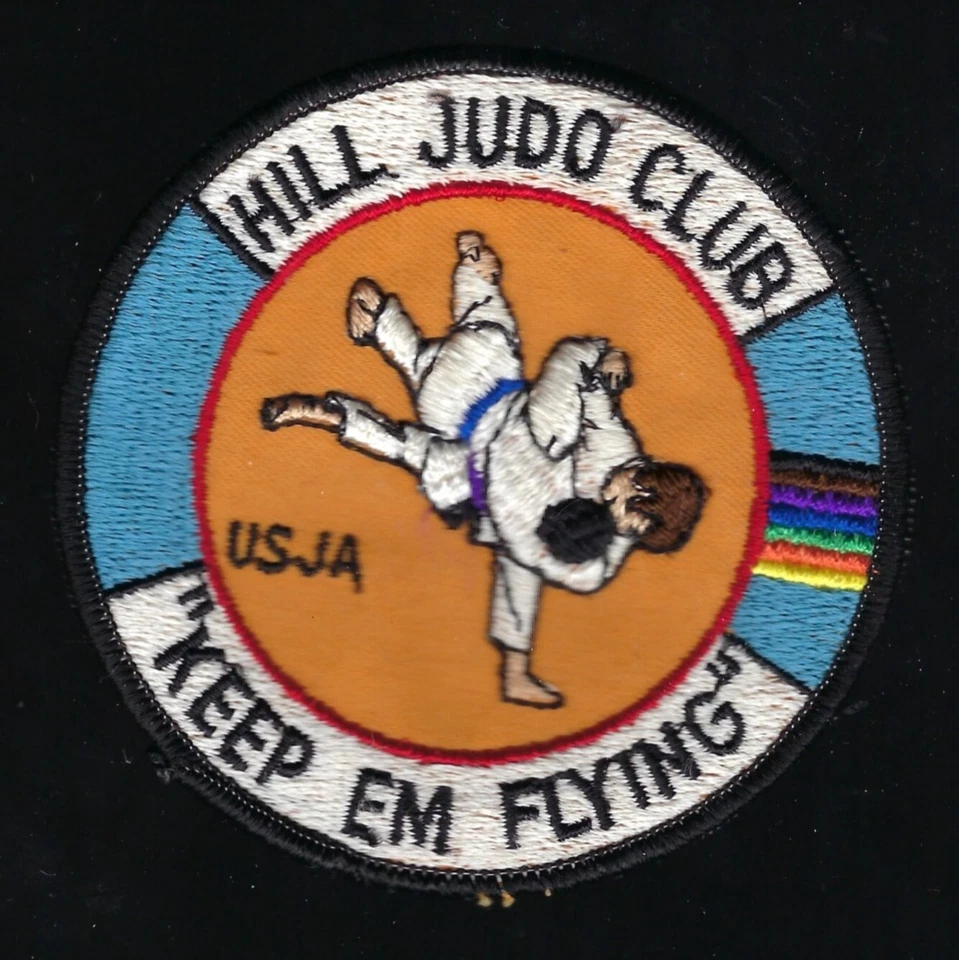 Hill Judo Club "Keep Em Flying" USJA Embroidered 4" Patch lot #JP1 - Image 1 of 2