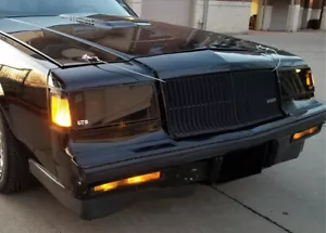 Se adapta a 84-88 Buick Regal Grand National GTS cubiertas de faros de acrílico humo GT0124S - Imagen 1 de 5