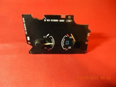 1987 - 1991 Ford Bronco Truck F150 F250 F350 Battery Volt Water Temp Gauge 88 - Image 1 of 4