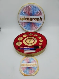 2015 Spirograph Diecast Collector's Tin w/ Precision Drawing Pieces - Picture 1 of 3