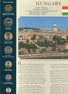 Juego de 7 monedas de todo el mundo Hungría 1997-2006 BU UNC 100 florines 1997 - Imagen 1 de 2