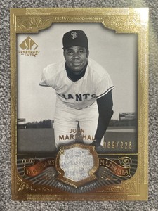 2006 SP Legendary Cuts Legendary Materials Gold Juan Marichal Jersey 089/225