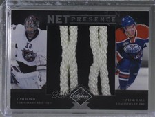 2011-12 Limited Net Presence Memorabilia /99 Cam Ward Taylor Hall #10