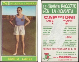 CAMPIONI DELLO SPORT 1967/68 PANINI - 74 MARIO LANZI - ATLETICA LEGGERA REC - Imagen 1 de 3