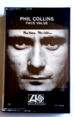 PHIL COLLINS - Face Value - Cassette Tape 1990 Atlantic Label In The Air Tonight - Image 1 of 4