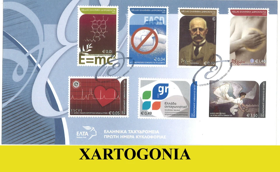 GREECE 2005, GREECE COMPETITIVE EVERYWHERE, FDC, MNH - Image 1 of 1