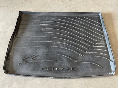 11-14 保时捷 Cayenne 后后备箱地板货物地毯盖橡胶垫 1530 原始设备制造商 — 第 1/4 张图片