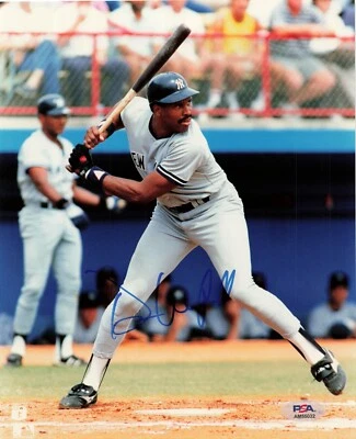 Dave Winfield New York Yankees Signed Autograph 8 x 10 Photo PSA DNA - Image 1 of 2