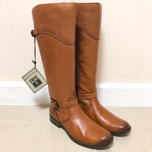 NWB Women's Frye | Phillip Riding Boots Whiskey, Sz. 9M - Picture 1 of 6