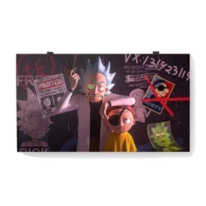 "Póster ""Evil Morty"" Decoración del hogar 18""x10"" Estampado personalizado de Rick and Morty - ¡Nuevo! - Imagen 1 de 1